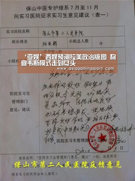 ‘亚娱’西媒预测拉美政治版图 称查韦斯模式走到尽头(图1) 亚娱官网